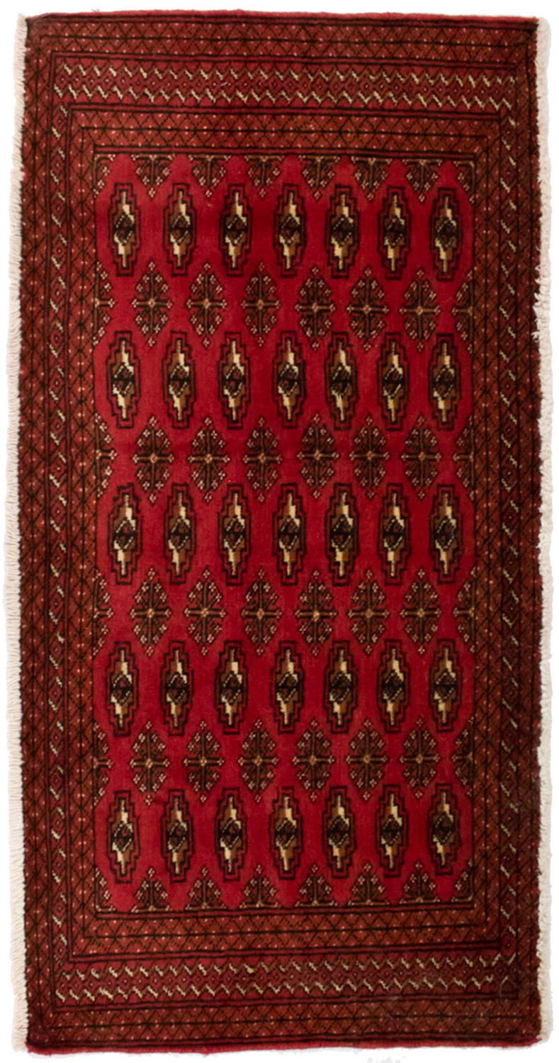 Tappeto Turkaman - 130 x 60 cm - rosso