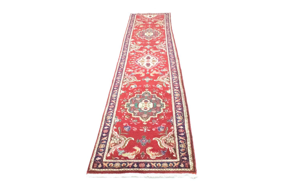Tappeto corsia Tappeto Persero - Tabriz - 417 x 85 cm - rosso