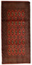 Tappeto Turkaman - 130 x 60 cm - rosso