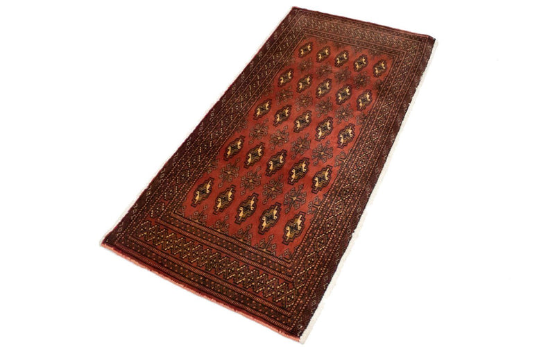 Tappeto Turkaman - 130 x 60 cm - rosso