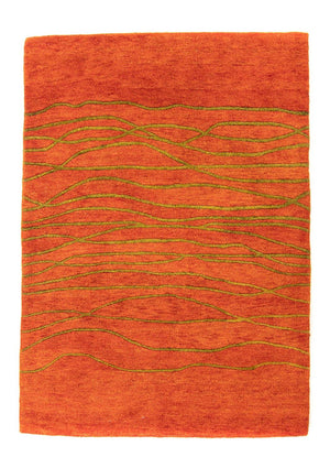 Tappeto di lana - 193 x 137 cm - ruggine
