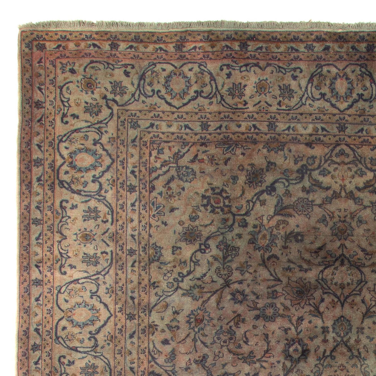 Tappeto Persero - Keshan - 350 x 250 cm - marrone scuro