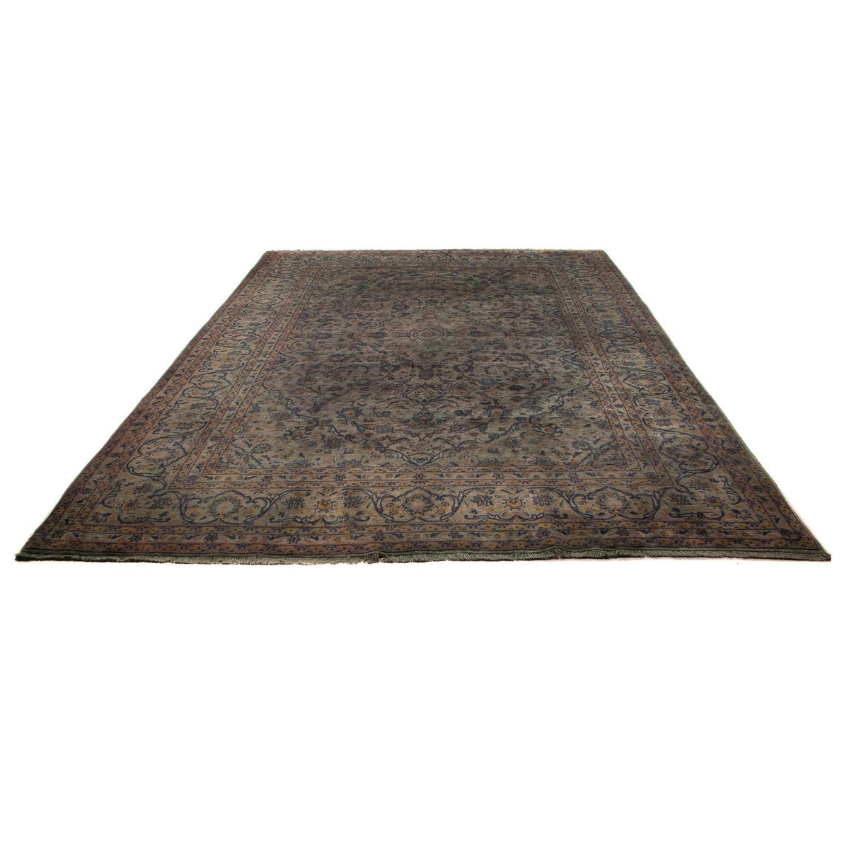 Tappeto Persero - Keshan - 350 x 250 cm - marrone scuro