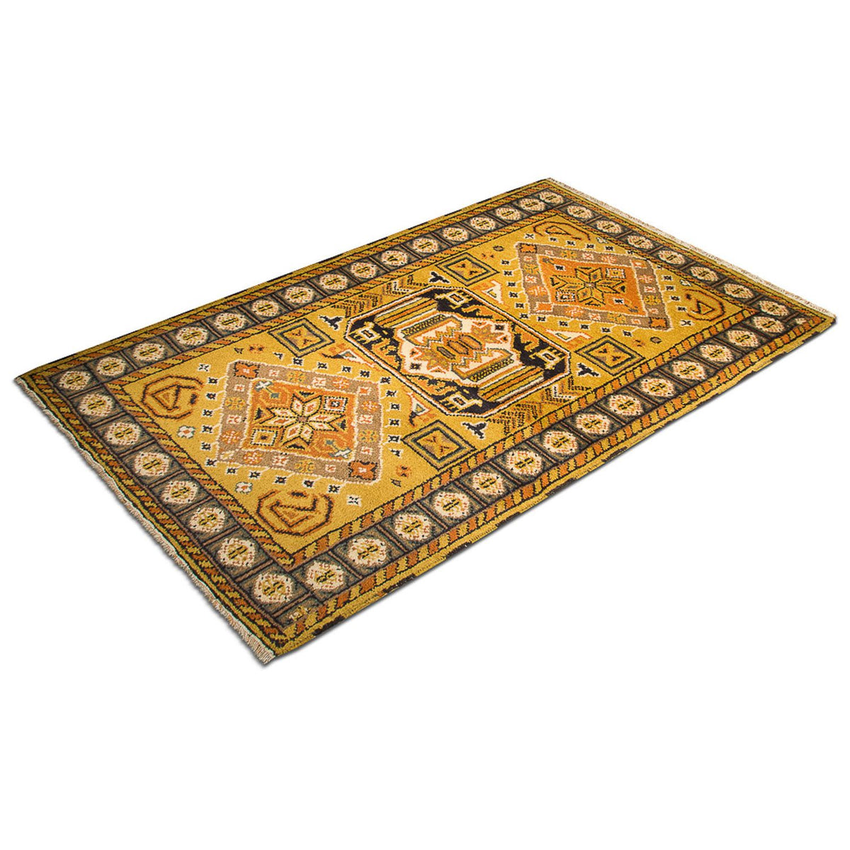 Tappeto orientale - 154 x 95 cm - oro