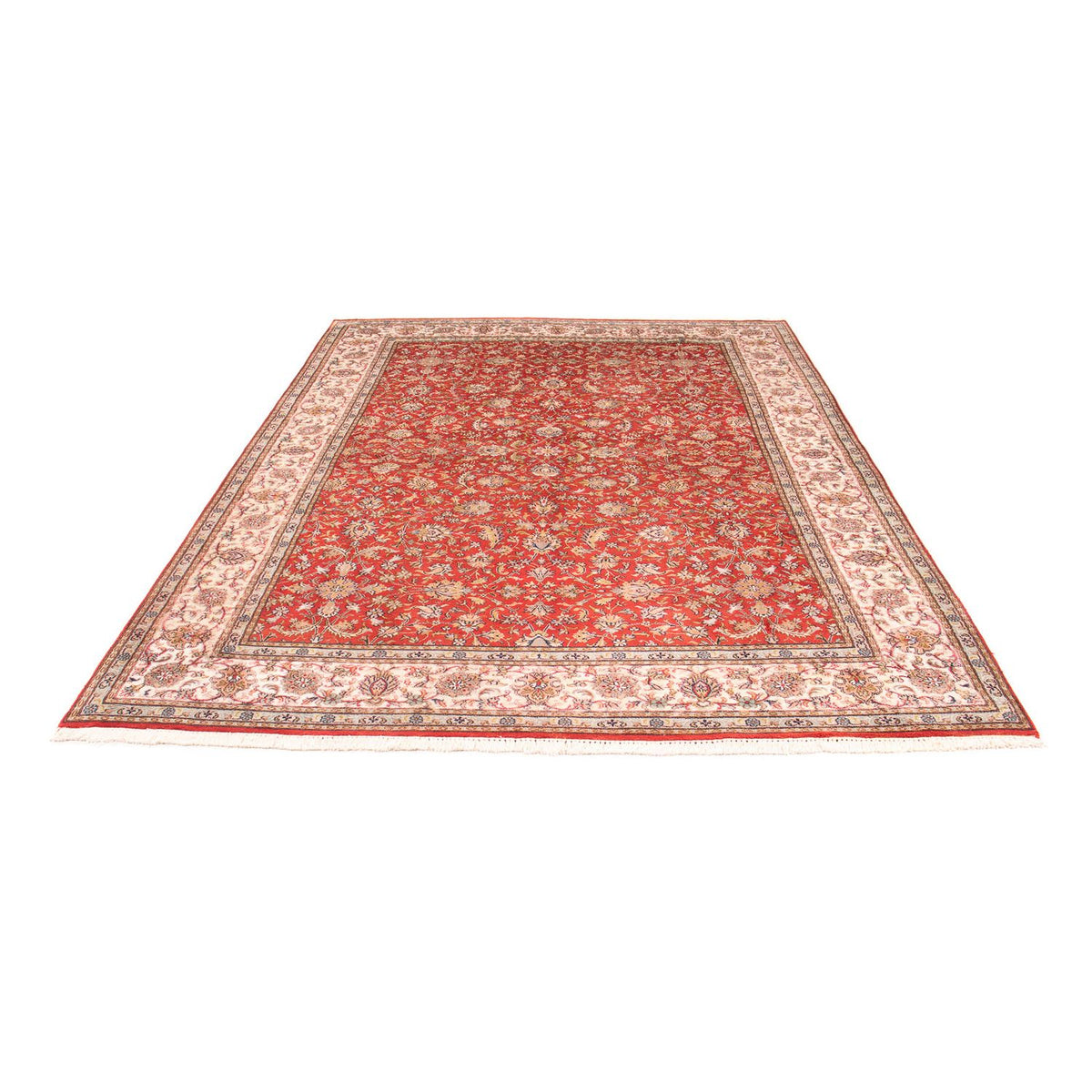 Tappeto di seta - Seta del Kashmir - 277 x 186 cm - rosso