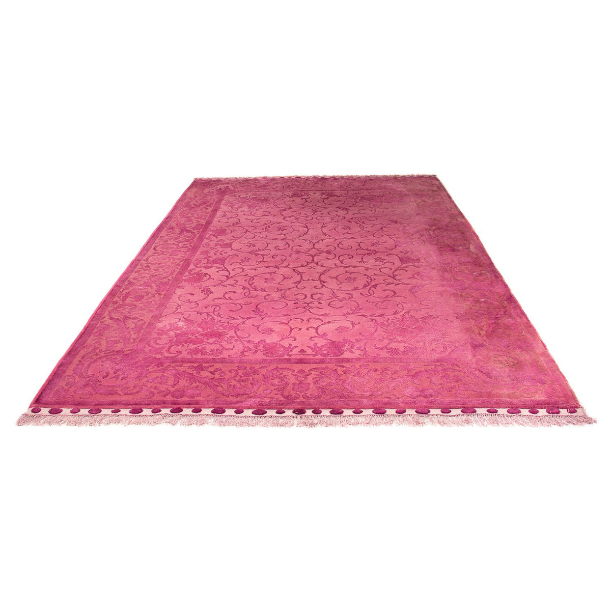 Tappeto in viscosa - 323 x 200 cm - rosa