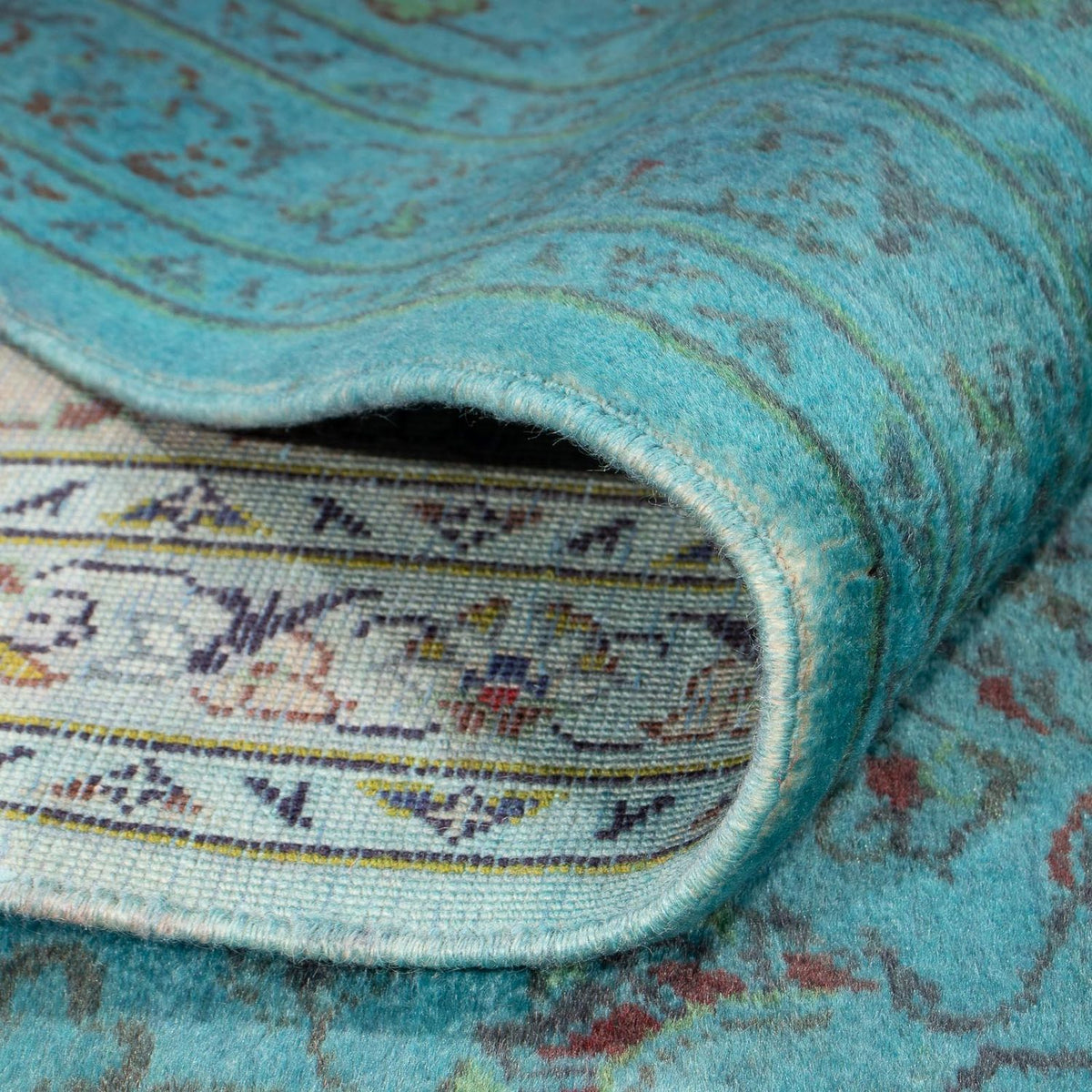 Tappeto Persero - Keshan - 350 x 244 cm - blu