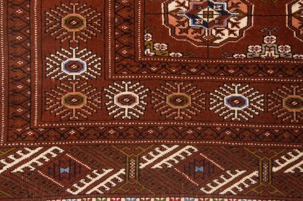 Tappeto Turkaman - 154 x 103 cm - marrone
