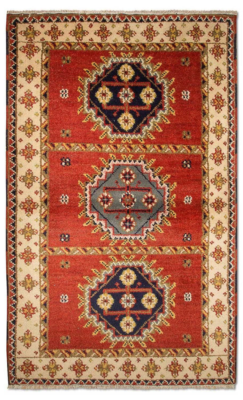 Tappeto orientale - 153 x 93 cm - rosso