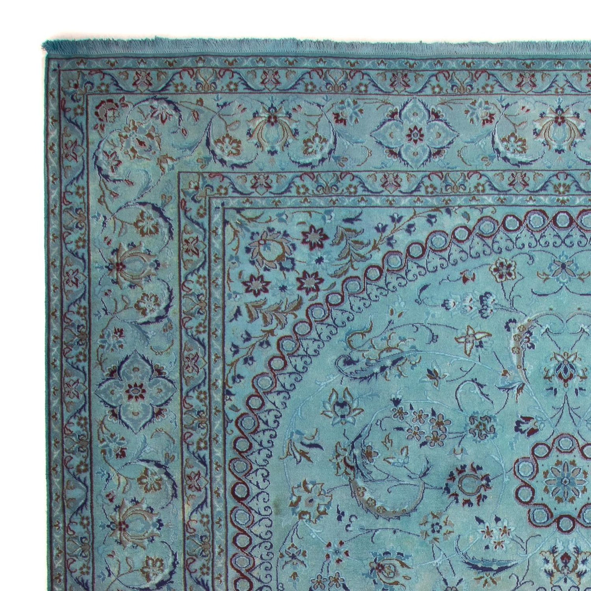 Tappeto Persero - Nain - Reale - 350 x 250 cm - blu chiaro