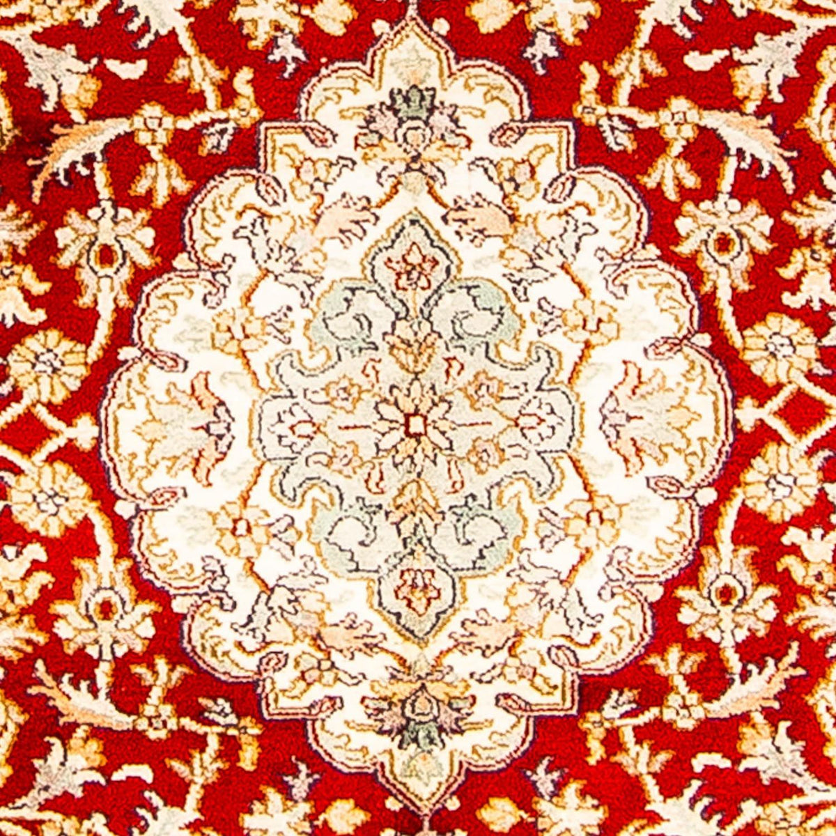 Tappeto di seta - Seta del Kashmir - 186 x 129 cm - rosso