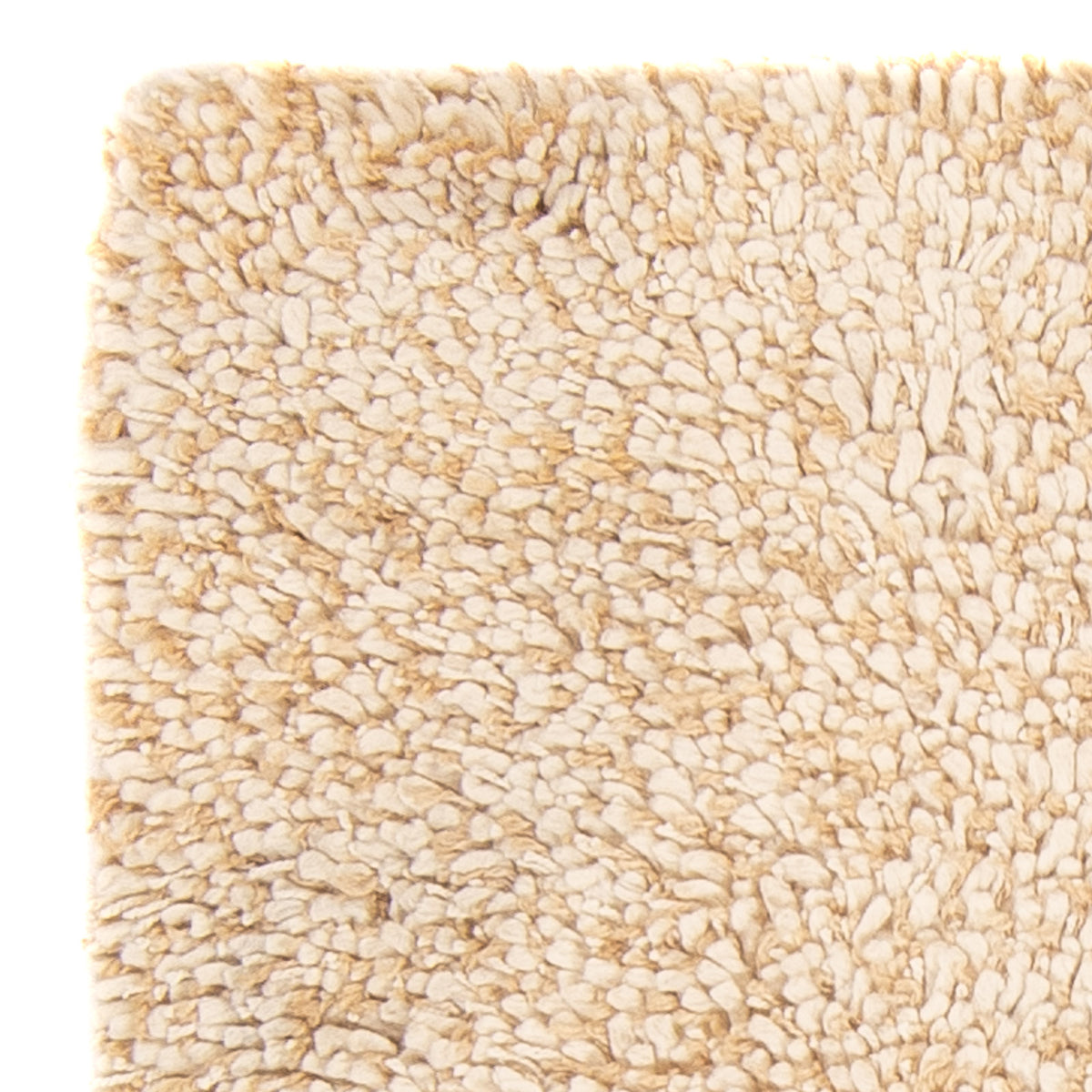Tappeto a pelo alto - 90 x 60 cm - beige