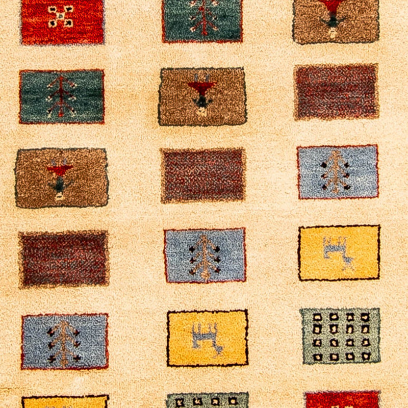 Tappeto Gabbeh - Loribaft Persero - 197 x 144 cm - marrone chiaro