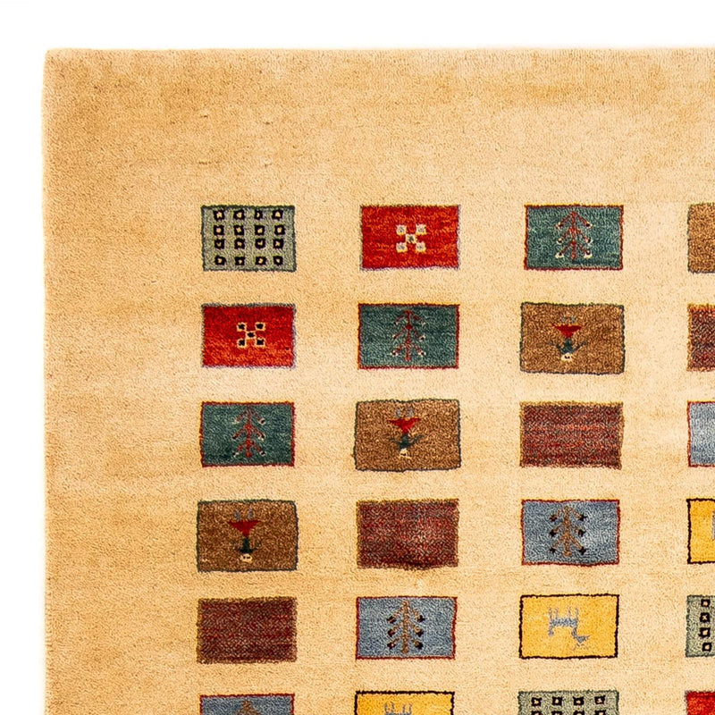 Tappeto Gabbeh - Loribaft Persero - 197 x 144 cm - marrone chiaro