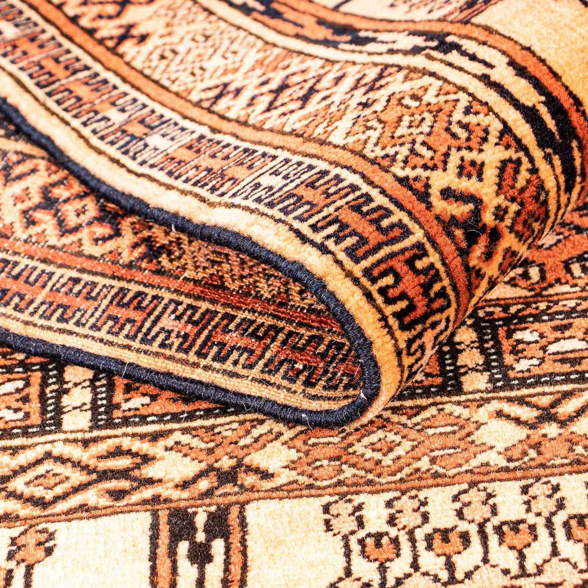 Tappeto di seta - seta afgana - 173 x 126 cm - oro