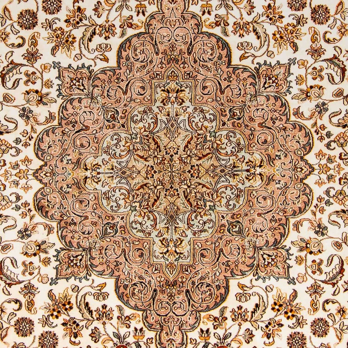 Tappeto di seta - Seta del Kashmir - 307 x 243 cm - beige