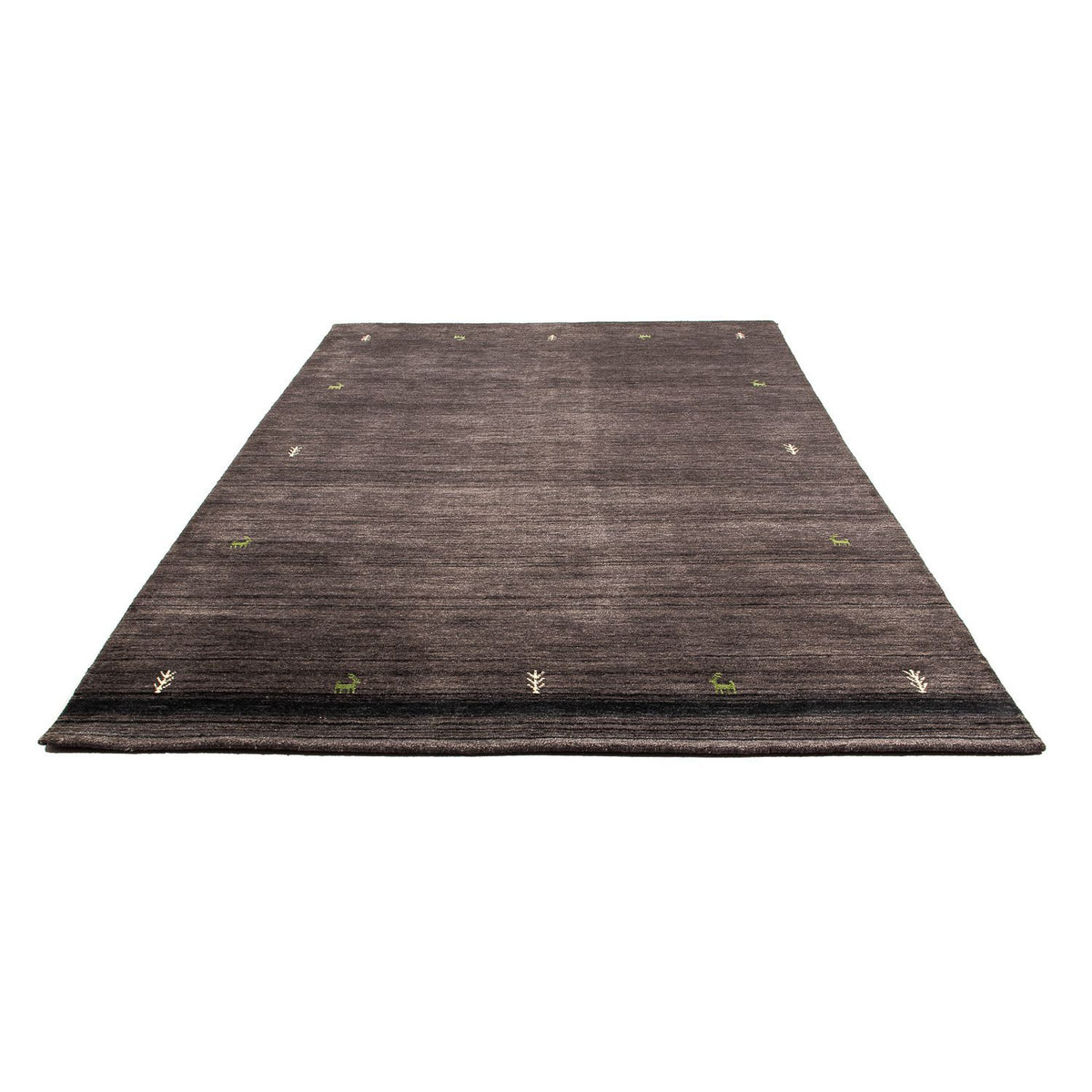 Tappeto Gabbeh - Indus - 295 x 203 cm - marrone scuro
