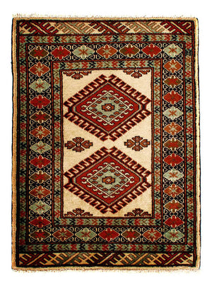 Tappeto Turkaman - 94 x 67 cm - beige