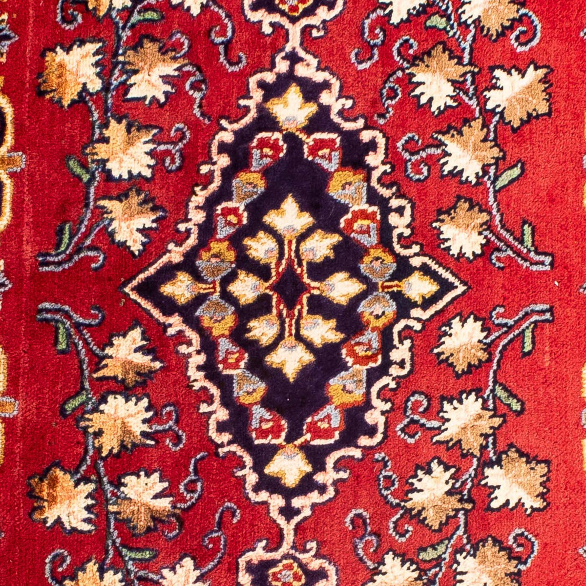 Tappeto Persero - Keshan - 88 x 62 cm - rosso scuro
