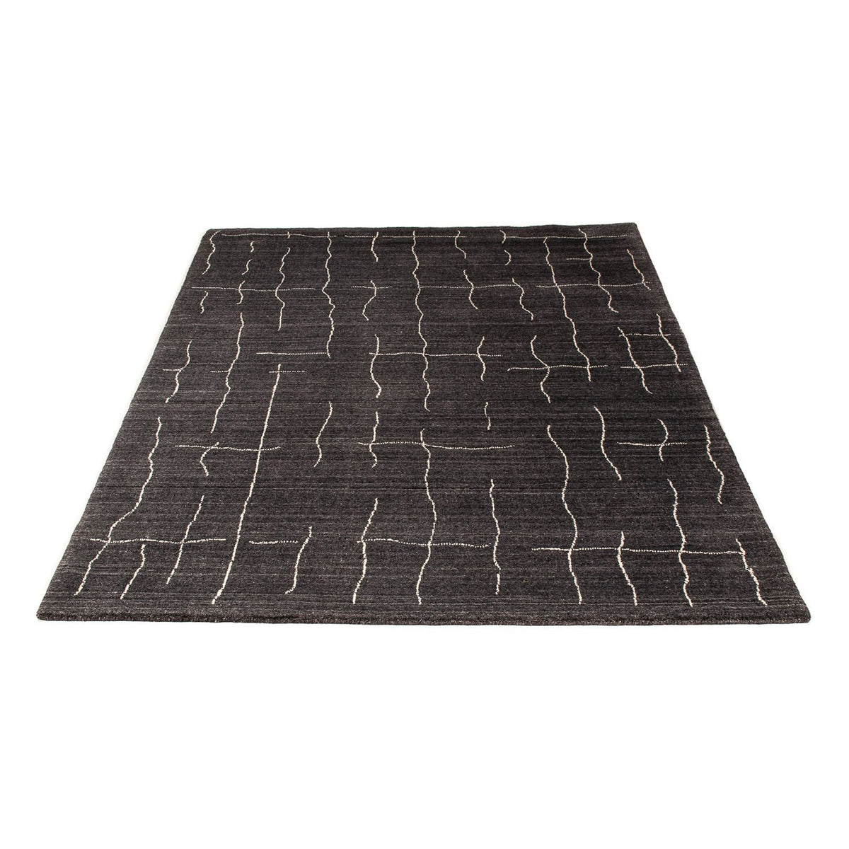Tappeto Gabbeh - Loribaft Indus - 200 x 142 cm - marrone scuro