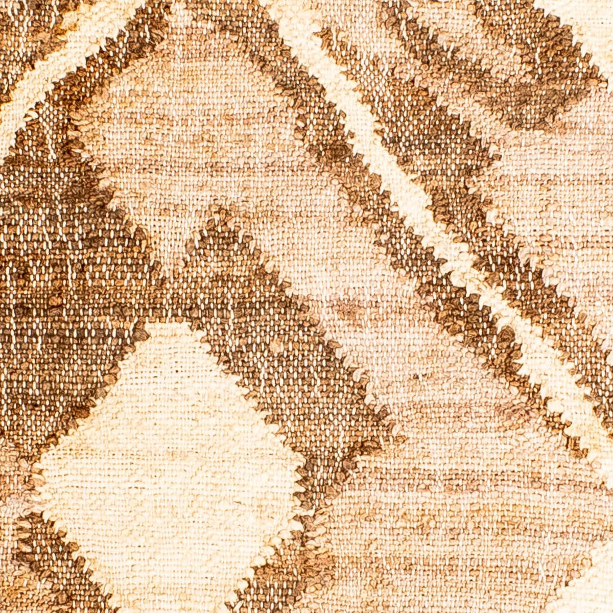 Tappeto Kelim - Tendenza quadrato  - 63 x 62 cm - marrone chiaro