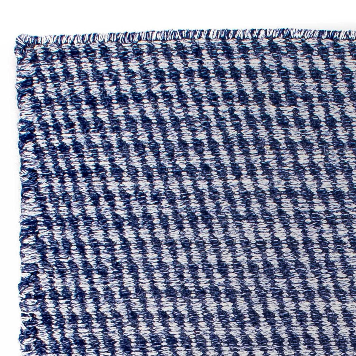 Tappeto Kelim - Tendenza quadrato  - 63 x 62 cm - blu scuro