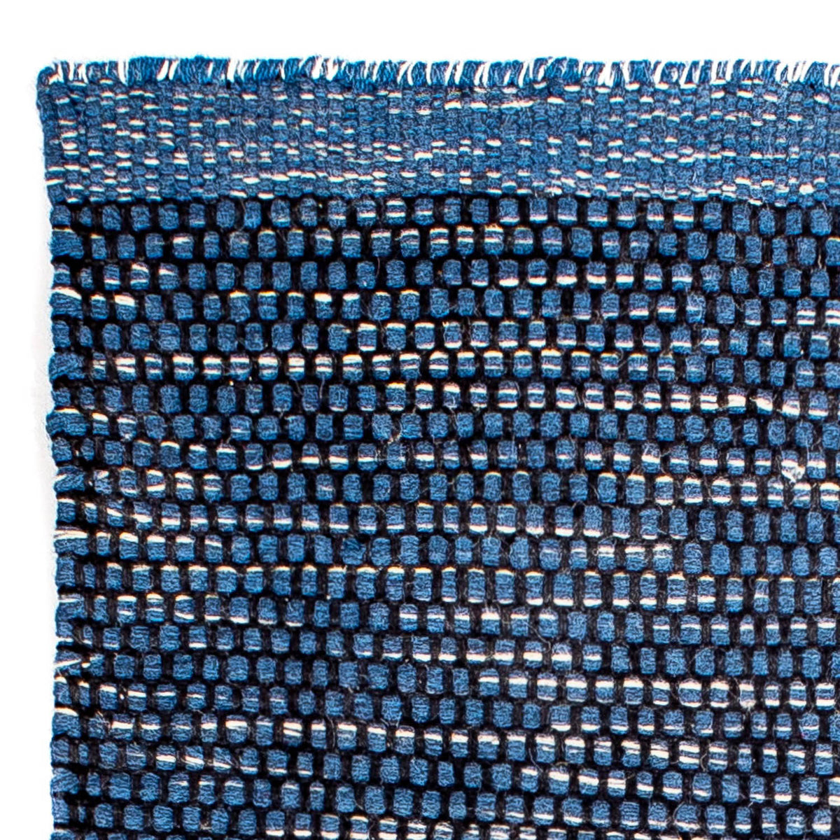 Tappeto Kelim - Tendenza - 88 x 62 cm - blu scuro