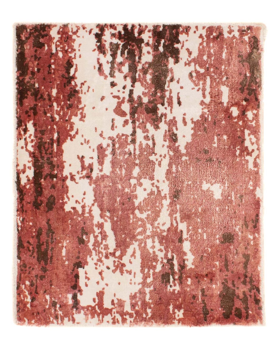 Tappeto in viscosa quadrato - 60 x 50 cm - multicolore