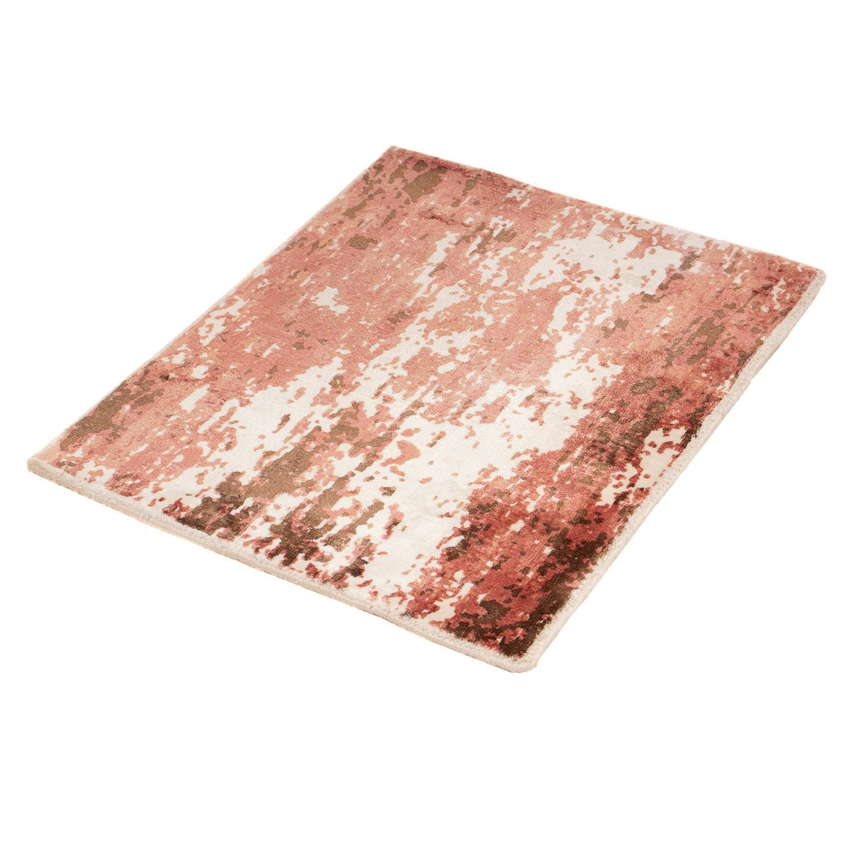 Tappeto in viscosa quadrato - 60 x 50 cm - multicolore