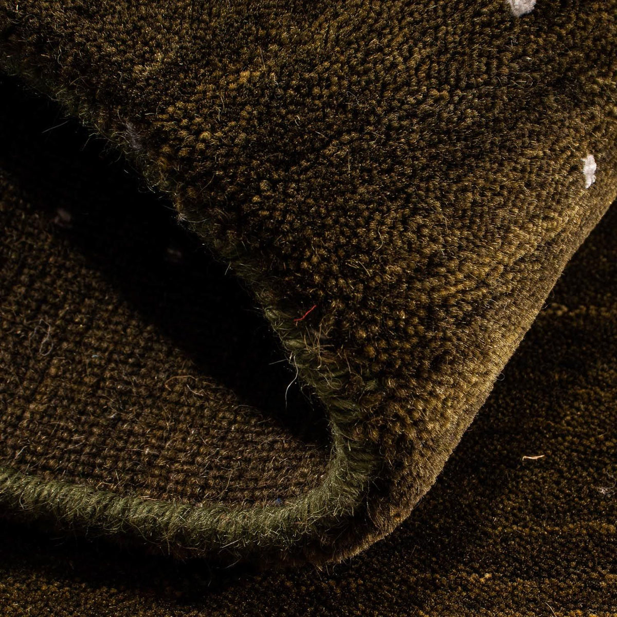 Tappeto Gabbeh - Loribaft Indus - 91 x 64 cm - marrone scuro