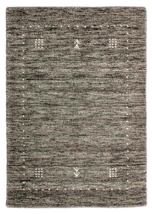 Tappeto Gabbeh - Loribaft Indus - 95 x 63 cm - grigio