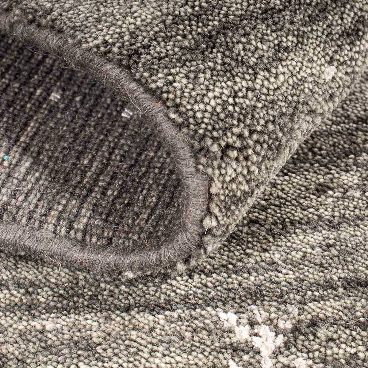 Tappeto Gabbeh - Loribaft Indus - 95 x 63 cm - grigio