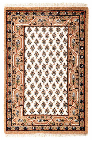 Tappeto di lana - 91 x 61 cm - beige