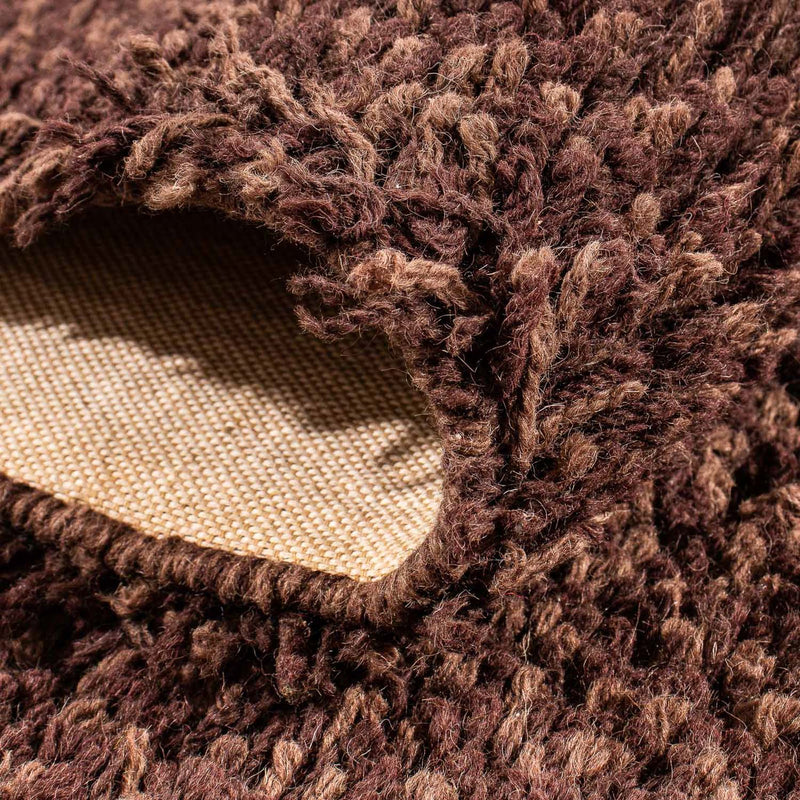 Tappeto corsia Tappeto a pelo alto - 295 x 65 cm - marrone