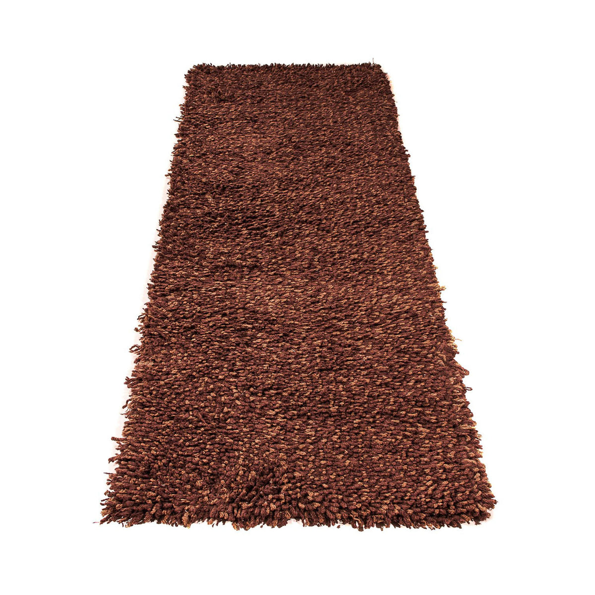Tappeto corsia Tappeto a pelo alto - 205 x 64 cm - marrone