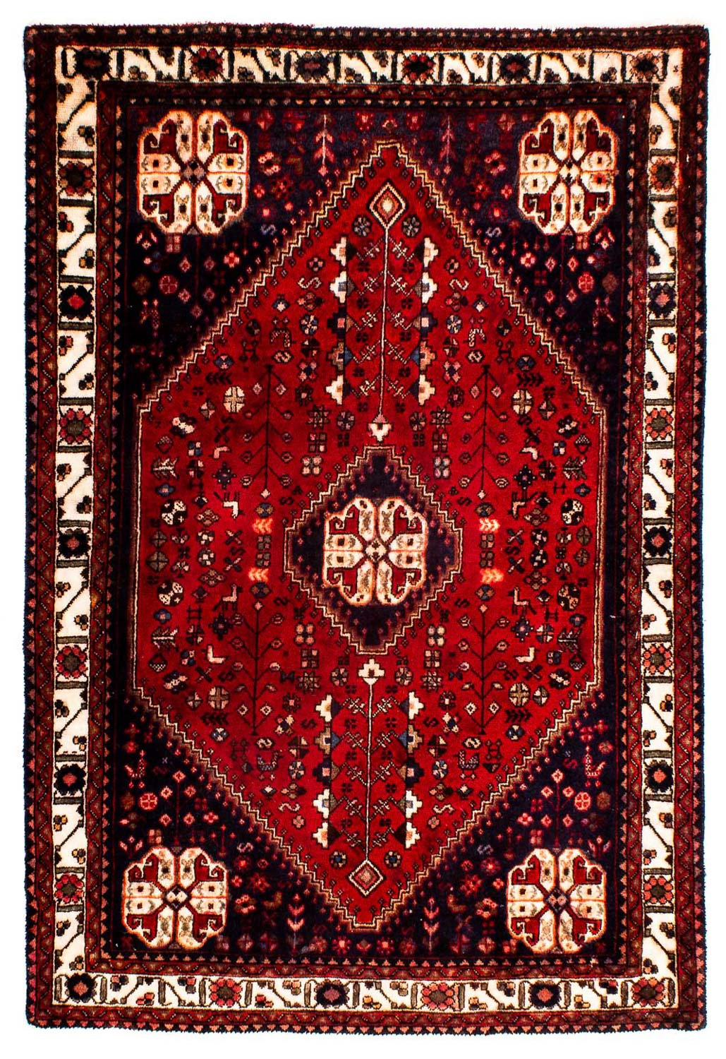 Tappeto Persero - Nomade - 144 x 98 cm - rosso scuro