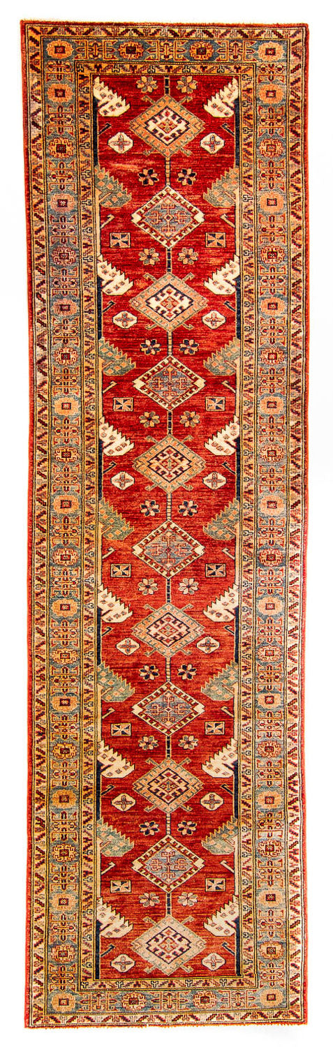 Tappeto corsia Tappeto Ziegler - Kazak - 321 x 84 cm - rosso