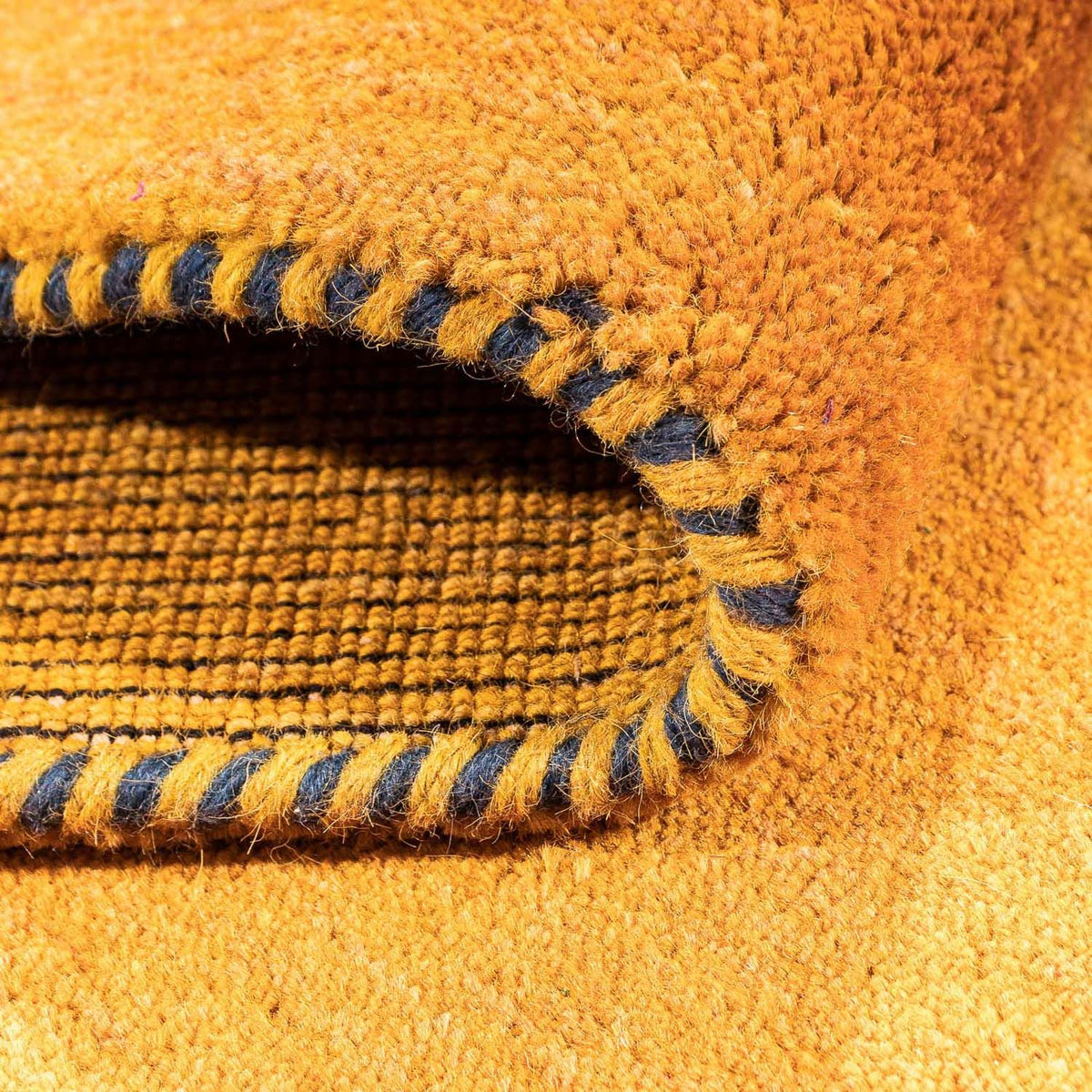 Tappeto corsia Tappeto Gabbeh - Loribaft Persero - 395 x 80 cm - arancione