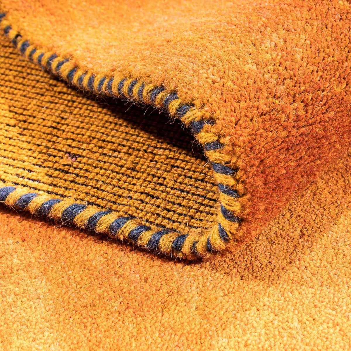 Tappeto corsia Tappeto Gabbeh - Loribaft Persero - 395 x 80 cm - arancione