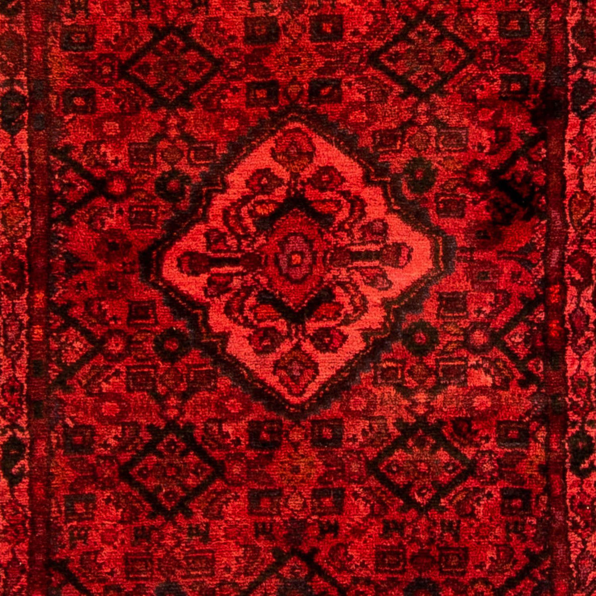 Tappeto corsia Tappeto Persero - Nomade - 277 x 77 cm - rosso scuro