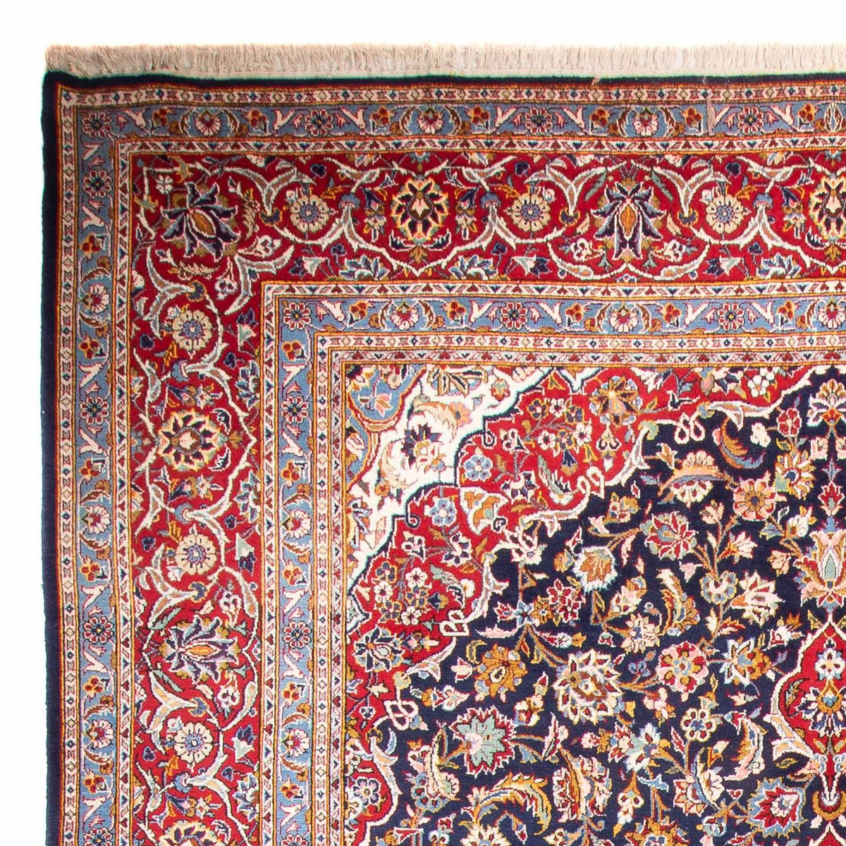 Tappeto Persero - Keshan - 362 x 267 cm - blu scuro