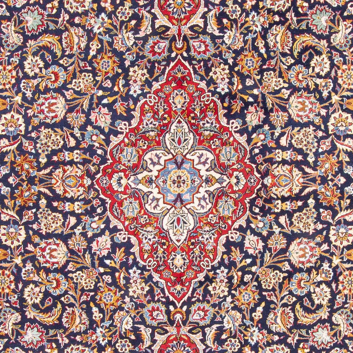 Tappeto Persero - Keshan - 362 x 267 cm - blu scuro