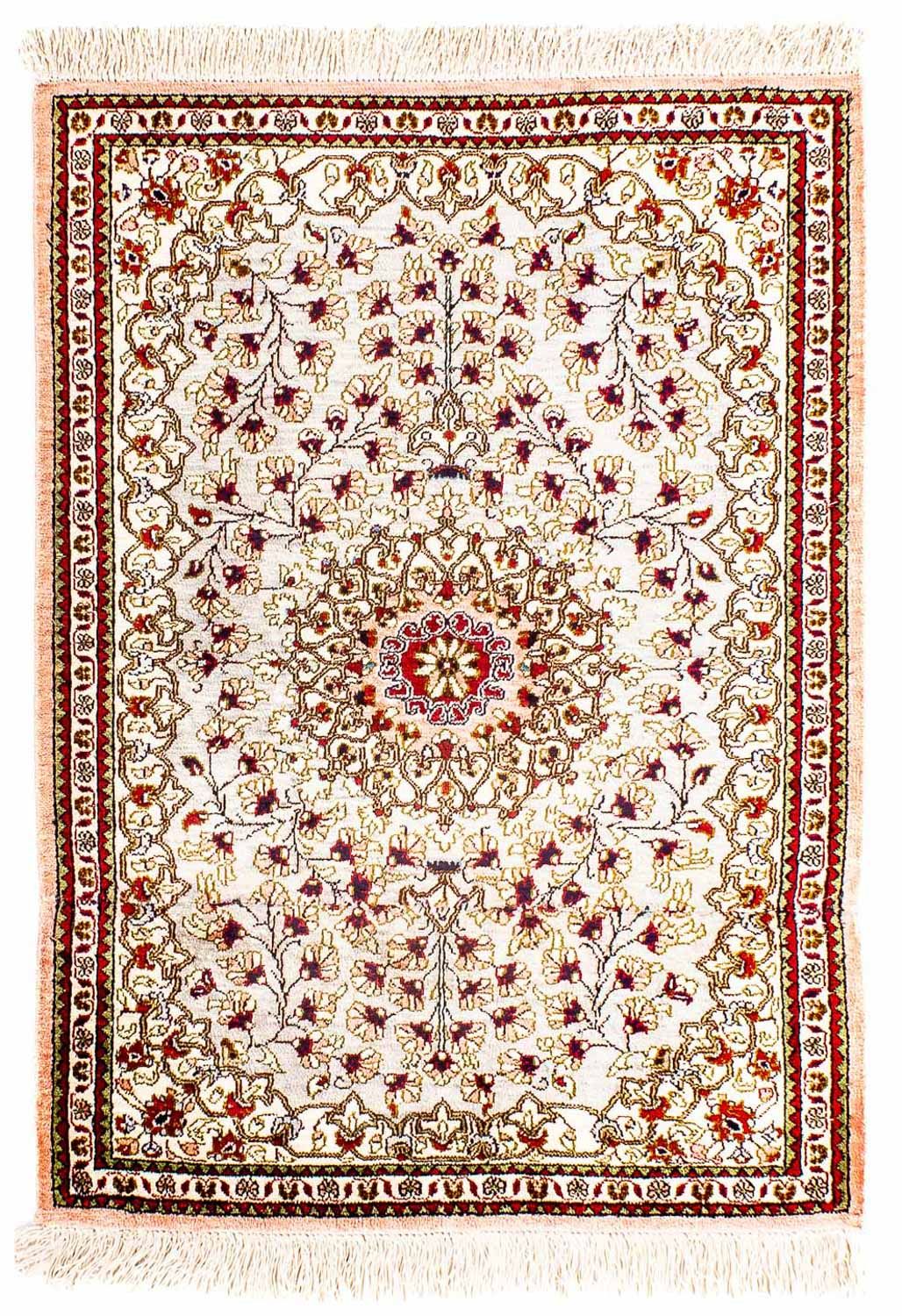 Tappeto di seta - Ghom seta - Premio - 80 x 59 cm - beige
