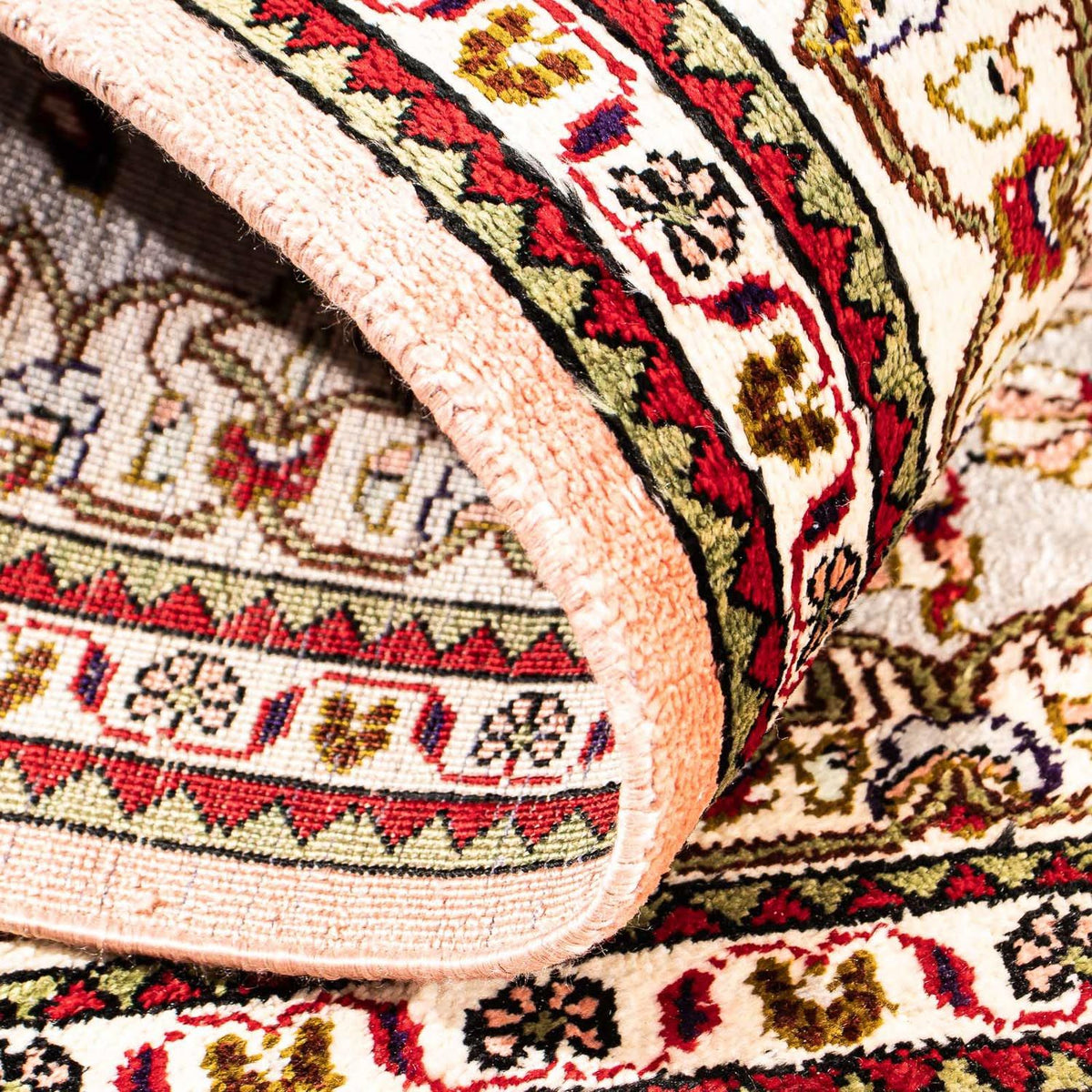 Tappeto di seta - Ghom seta - Premio - 80 x 59 cm - beige