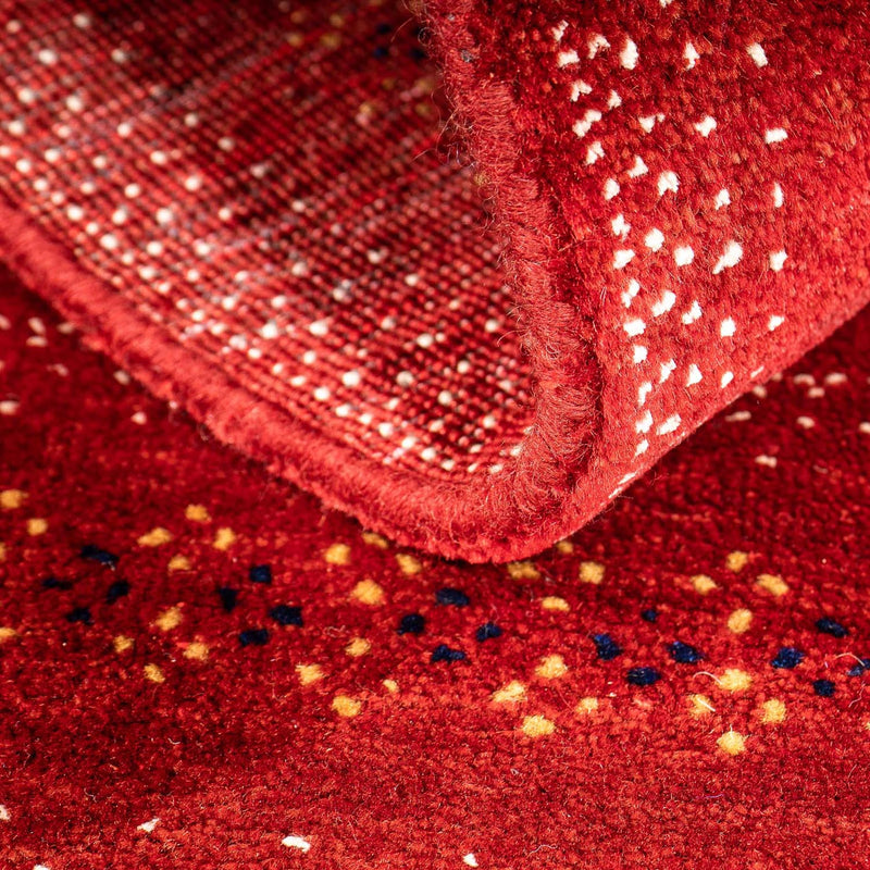 Tappeto Gabbeh - Loribaft Persero - 120 x 81 cm - rosso scuro