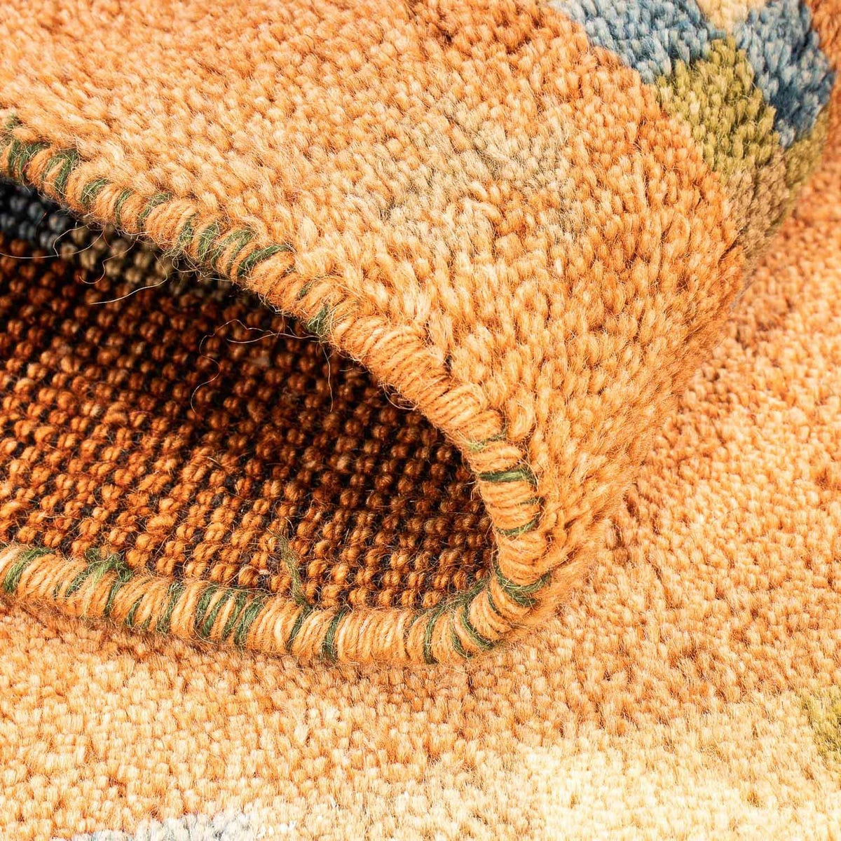 Tappeto Gabbeh - Indus - 110 x 65 cm - oro