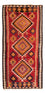 Tappeto corsia Tappeto Kelim - Vecchio - 380 x 135 cm - multicolore