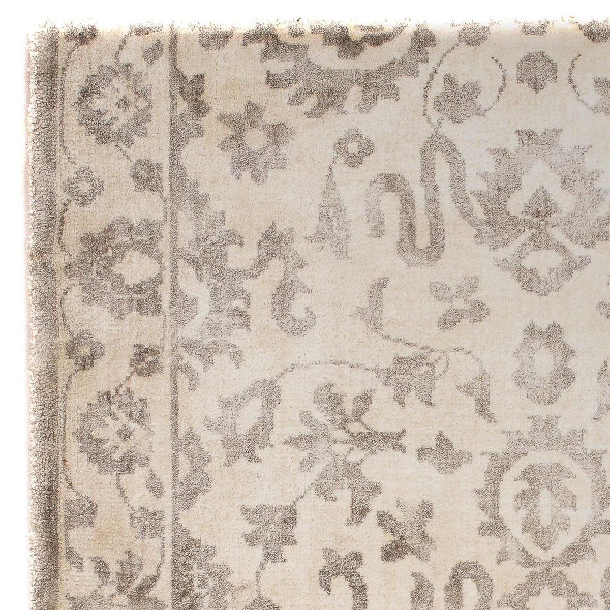 Tappeto in viscosa quadrato - 70 x 70 cm - marrone chiaro