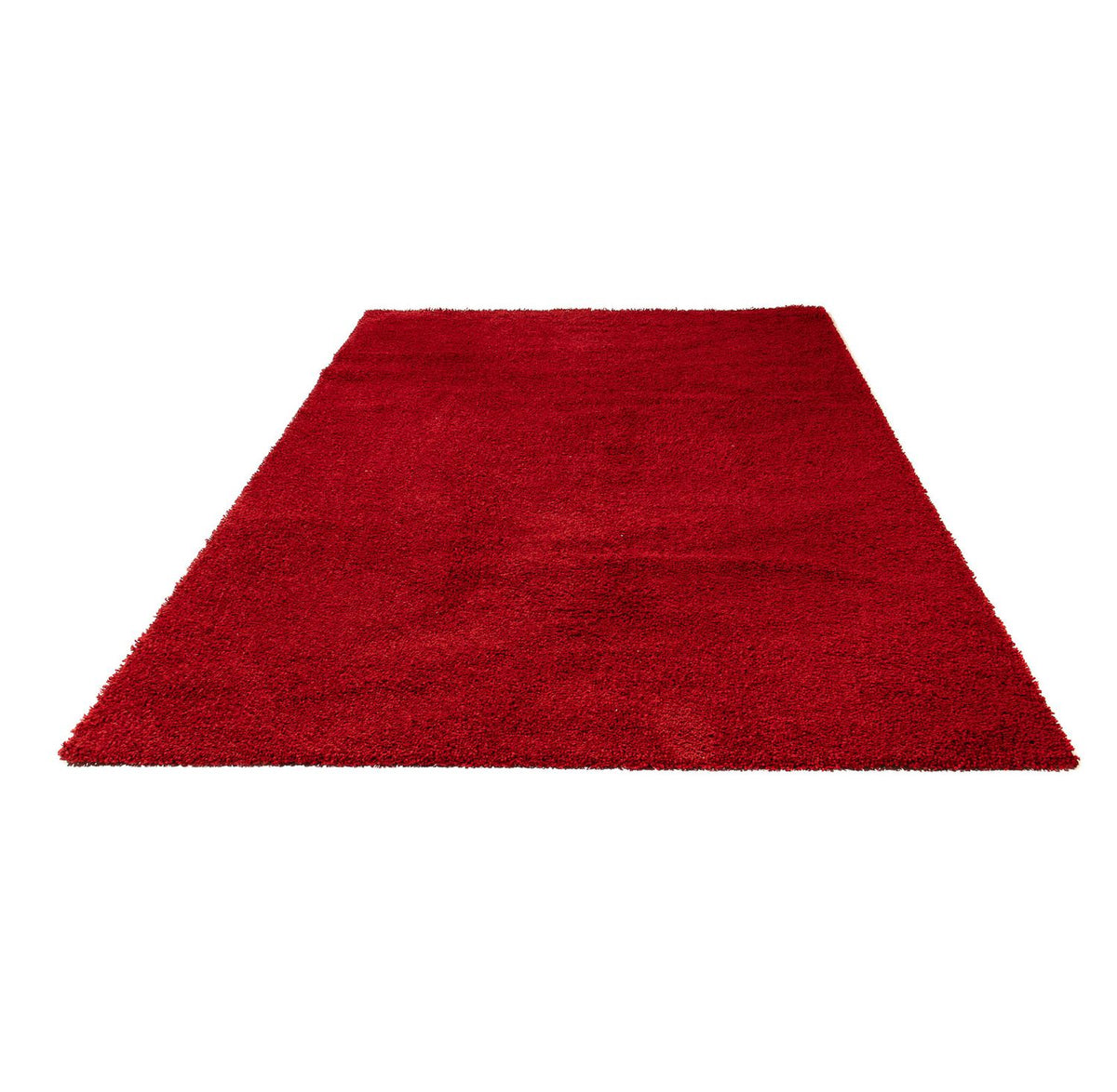 Tappeto a pelo alto - 290 x 200 cm - rosso scuro