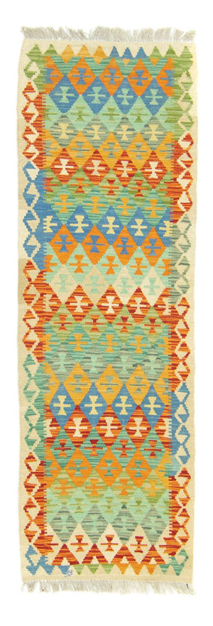 Tappeto corsia Tappeto Kelim - Orientale - 197 x 64 cm - colorato